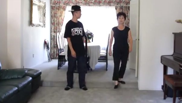 Cool Mom Shows Son How To Dance