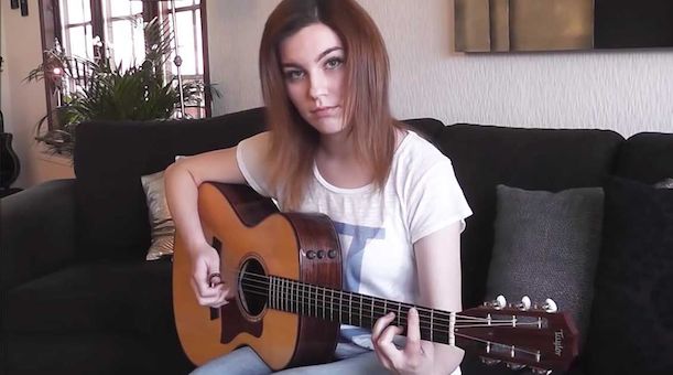 girl with guitar
