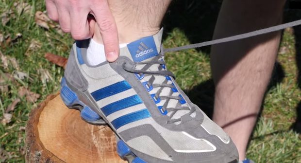 shoelace hole