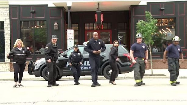 First responders Uptown Funk