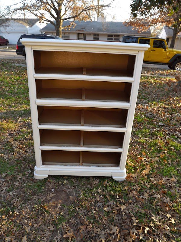 Woman Beautifully Refurbishes An Old, How To Remove Old Dresser Drawers