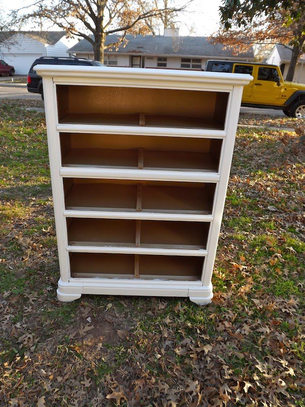 Woman Beautifully Refurbishes An Old Dresser