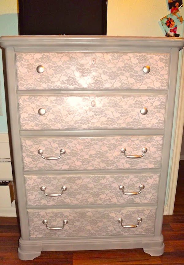 Woman Beautifully Refurbishes An Old Dresser
