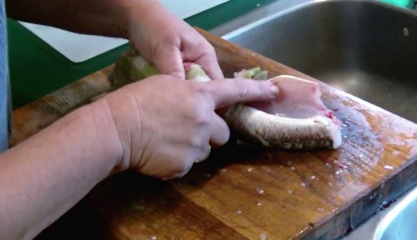 cleaning fish