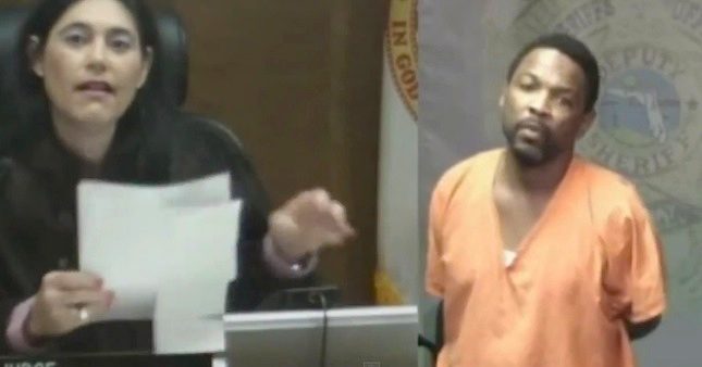 judge recognizes burglar