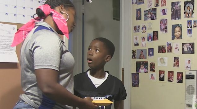 mom pranks kid