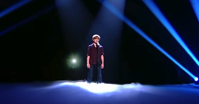 boy sings on Britain's Got Talent