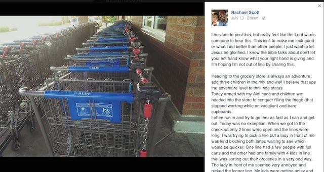 mother's act of kindness