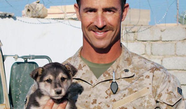 Soldier Undertakes Top Secret Mission To Get Stray Puppy Back Home With Him