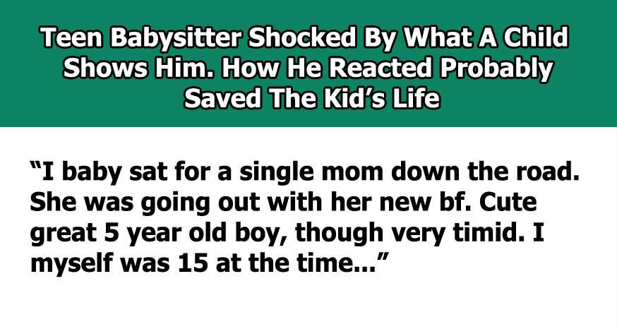 Courageous Teenager Recounts Shocking Babysitting Experience