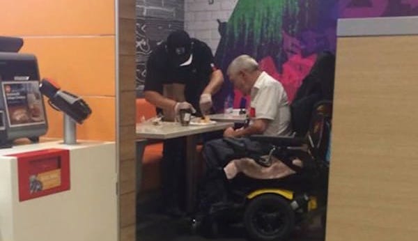 cashier's act of kindness