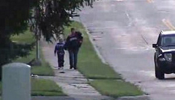 Neighbor Offers Ride For Mom Who Walks 4 Hours Every Day To Get Her Son To And From School