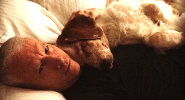 Anderson Cooper and his dog