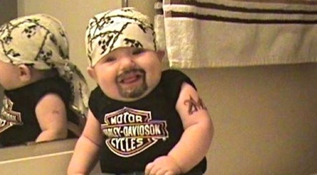 biker baby