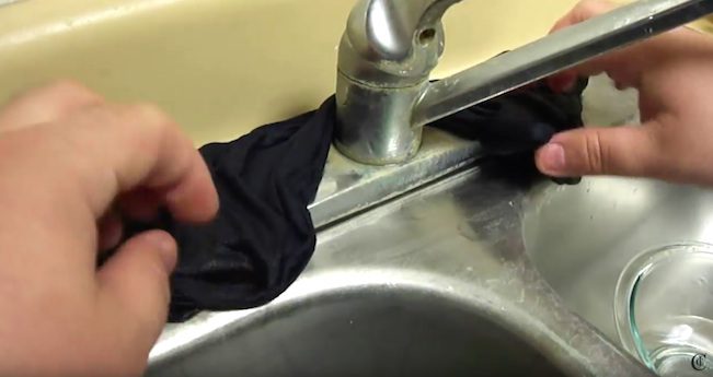 cleaning faucets