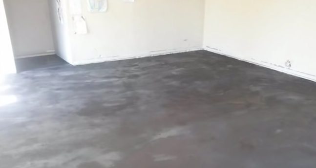 concrete floor