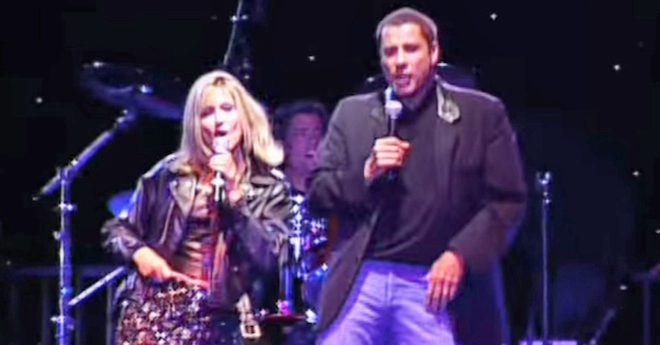 Olivia Newton-John And John Travolta Reunite On Stage To Perform ‘Grease’ Song