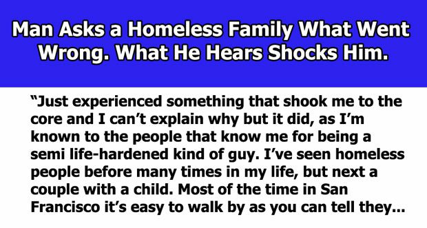 homeless family