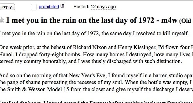 Man’s Craigslist Post About A Missed Connection Is Profoundly Beautiful