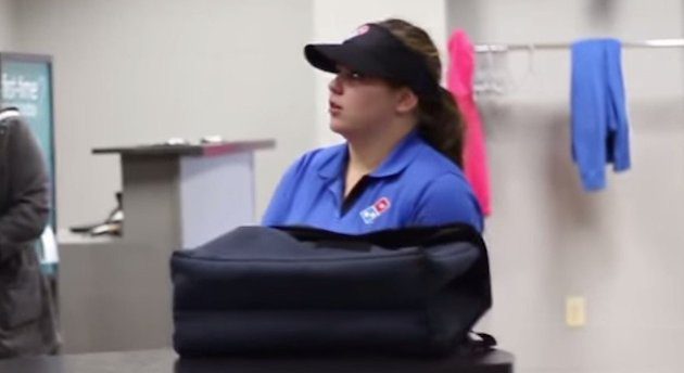 pizza delivery surprise