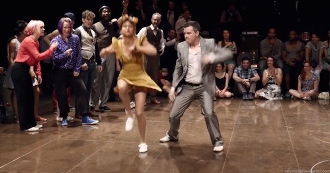 swing dancing
