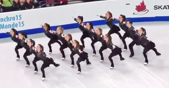 synchronized skaters