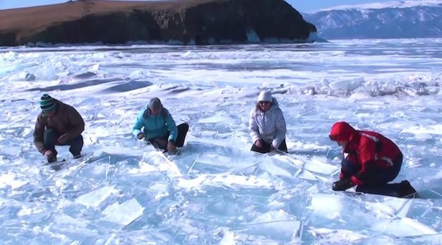 lake baikal ice music
