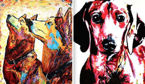 Artist Discovers Love Of Painting After Going Blind, Creates Stunning Images Through Touch