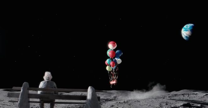 man on the moon ad