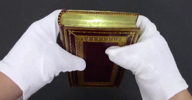 rare book with hidden painting