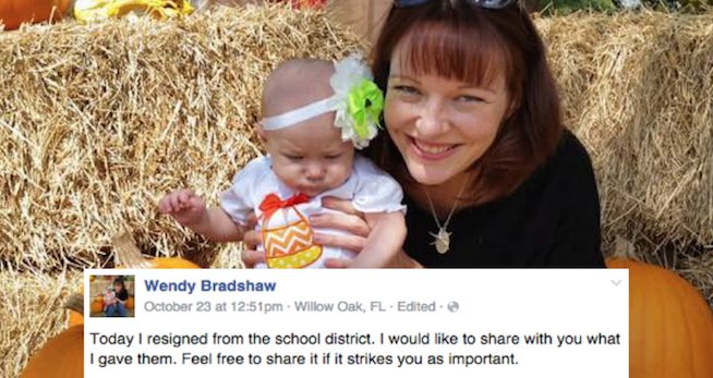 Parents Are Freaking Out After A Teacher Wrote This Open Letter Resignation