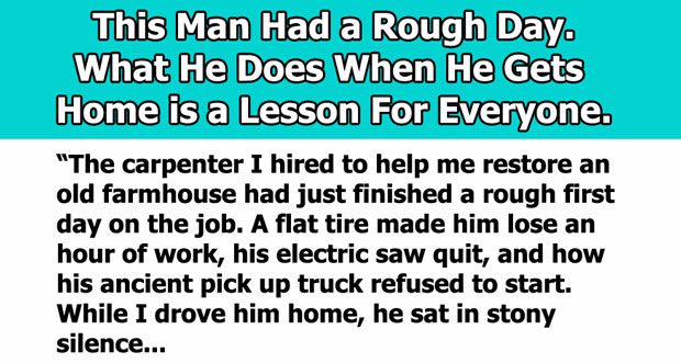 What This Dad Does When He Gets Home After A Rough Day Is A Lesson For Everyone