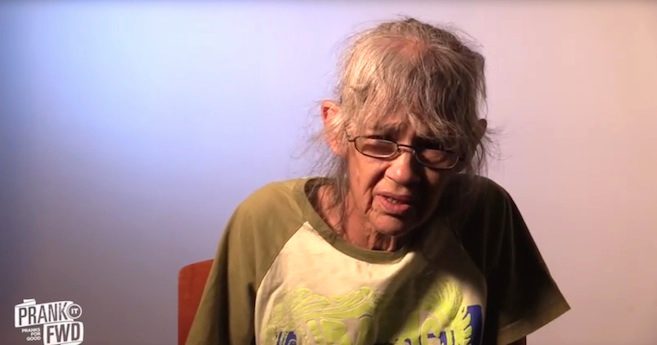 Group Of Homeless People Surprised By Day At The Spa