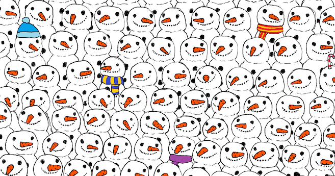 Find The Panda Among The Snowmen And Other Fun Puzzles