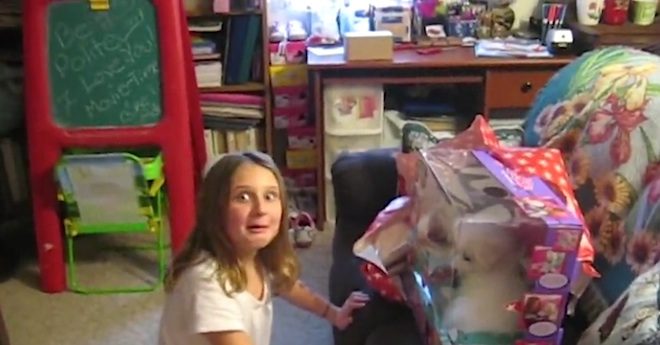 Compilation of Kids Adorably Freaking Out When They Get A Puppy For Christmas