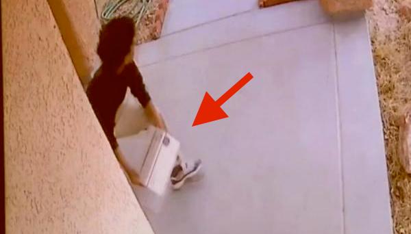 Homeowner Leaves Parcel Thieves Special Surprise On His Doorstep