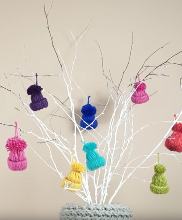 tiny hat ornaments