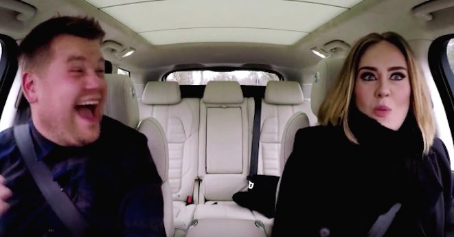 Adele car karoake