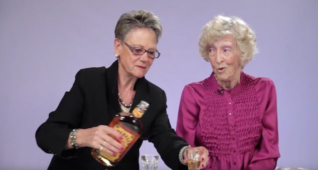 Grandmothers Try Fireball Whisky For The First Time And Their Reactions Are Hilarious