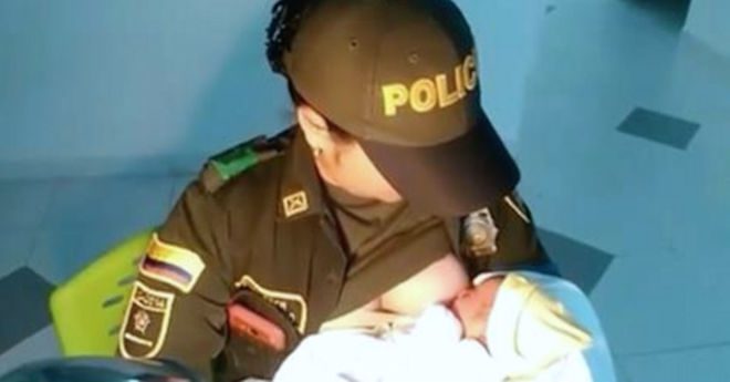 Police Officer Saves Abandoned Newborn Baby’s Life By Breastfeeding Her While Waiting For Help