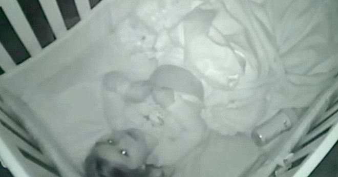 toddler praying baby monitor