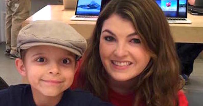 Mother Grateful After Apple Employee’s Act Of Kindness Helps Son Fighting Cancer