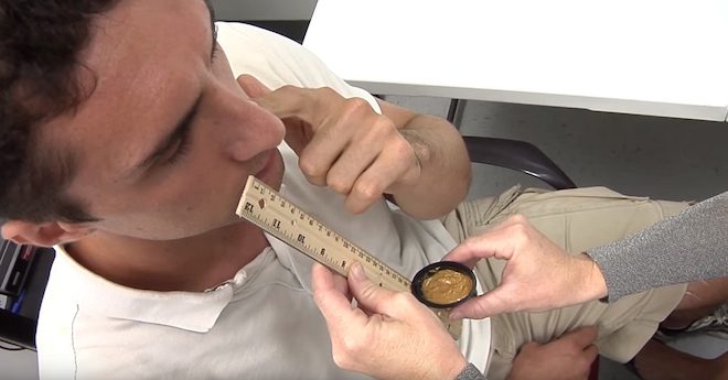 Alzheimer's peanut butter test