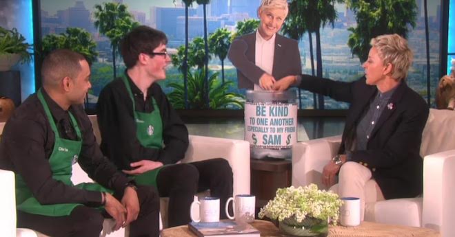 Dancing Starbucks Barista Shares His Heartwarming Story With Ellen And Gets A Huge Surprise