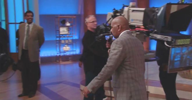 Steve Harvey and 100 Year Old