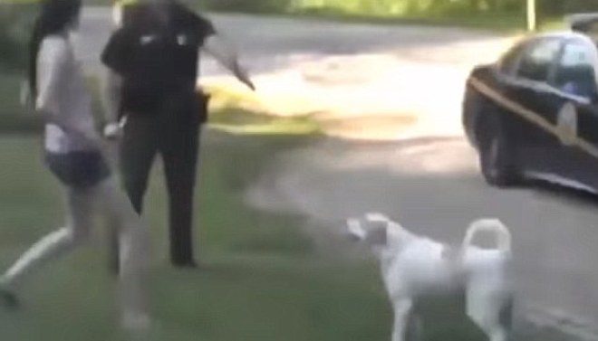 Woman Who Put Herself Between Armed Cop And Her Dog Acquitted Of Obstructing Justice