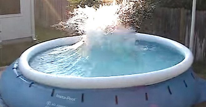 swimming pool experiment
