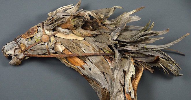 Man Makes Stunning Animal Sculptures From Driftwood And Scrap Metal