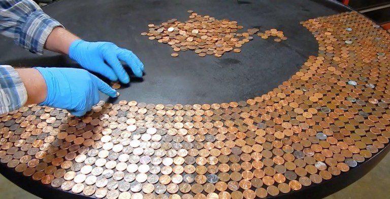 penny table top