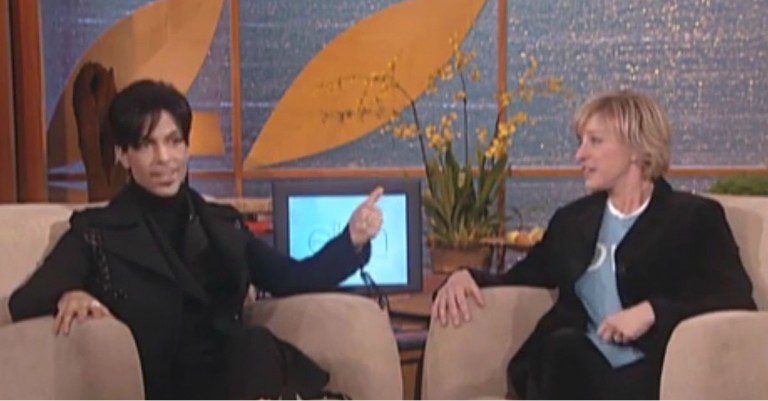 Ellen Shares Her Fond Memories Of Prince With Clip From Her First Season